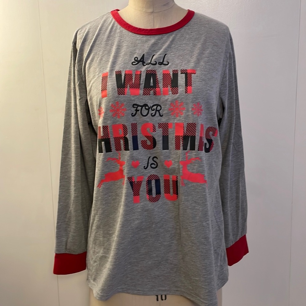 All I want for Christmas is You long sleeve tee - Picture 1 of 7